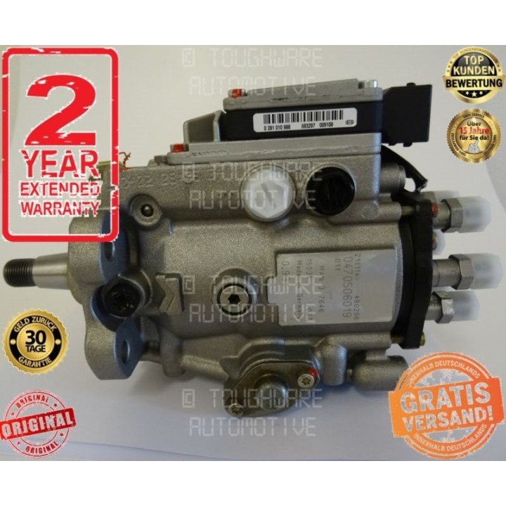 Original Bosch Einspritzpumpe Ford Courier 2000-2002 1.8 DI 55kW 75PS